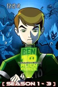 Ben 10: Alien Force (Season 1 – 3) Dual Audio [Hindi + English] Complete Web Series Esubs 720p