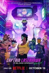 Captain Laserhawk: A Blood Dragon Remix – Season 1 (2023) Complete Netflix Original Multi-Audio {Hindi-English-Japanese} 720p - 1080p WEB-DL