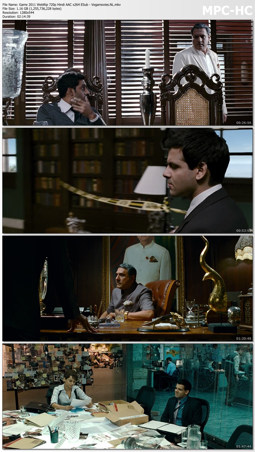 Game (2011) Hindi Movie WeB-DL 480p - 720p - 1080p