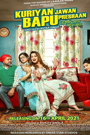 Kuriyan Jawan Bapu Preshaan (2021) Punjabi Full Movie 480p - 720p