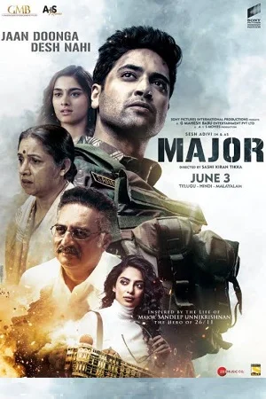 Major (2022) Hindi Full Movie NETFLIX WEB-DL 480p - 720p - 1080p - 2160p 4K