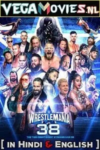 WWE WrestleMania 38 (2022) Dual Audio {Hindi-English} 480p - 720p WEB-DL